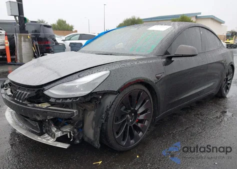 2022 Tesla Model 3 Performance Dual Motor All-Wheel Drive из США, поврежденный, VIN 5YJ3E1ECXNF262138